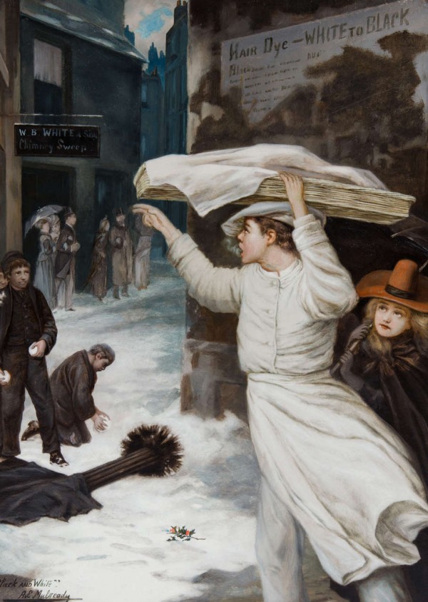 Black and white by Augustus Edwin Mulready